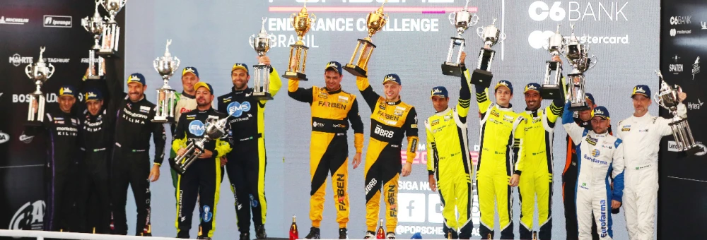 Equipe Farben conquista novo título na Porsche Cup com segundo lugar nos 500 km de Interlagos
